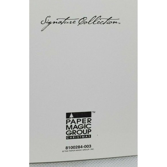 Paper Magic Group Christmas Tree Gold Leaf Signature Collection Greeting Card - Picture 5 of 11